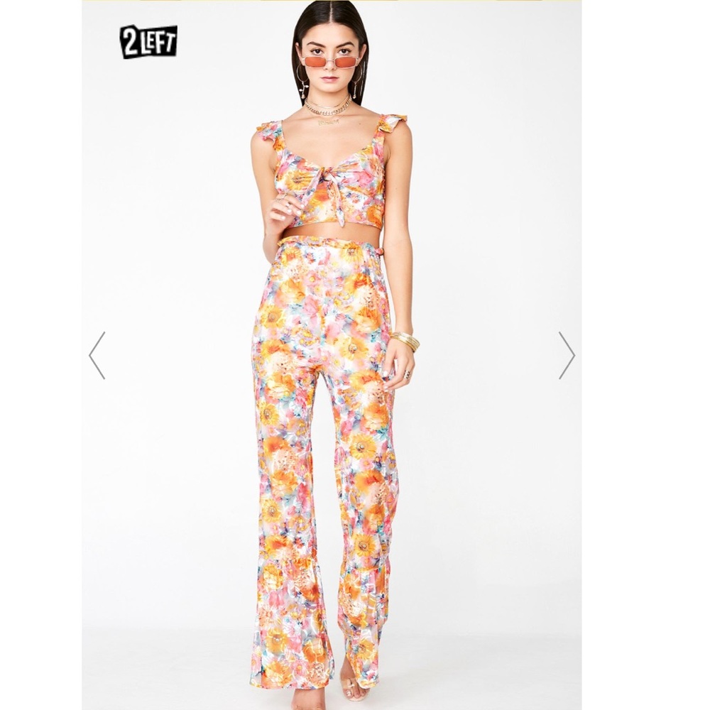 Hella Spicy Burnout Pants (NWOT)